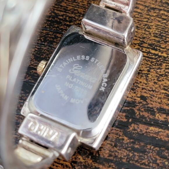 Vintage Watches Geneva Platinum Japan Quartz Art Deco Style Ladies Watch - Picture 10 of 10